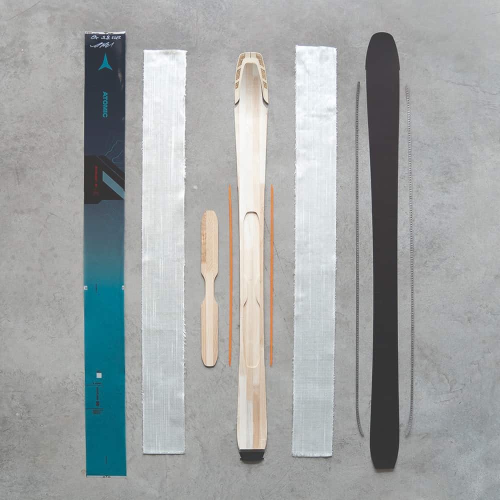 The new Backland 88 ski is made of a locally sourced poplar woodcore and significantly less fiberglass, resin and metal. The result is an average reduction of 30% in CO2 emissions.