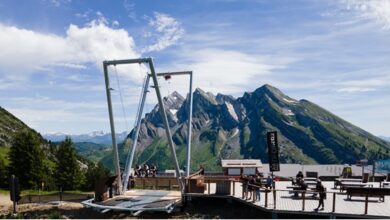 NEW La Bascule – The Giant Six Minute Swing at 1,860m in the Aravis
