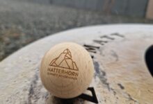 New wooden marble run at LeiseeNew wooden marble run at Leisee