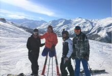 Britain’s most famous ski jumper Eddie 'The Eagle' Edwards hosts SkiWeekends break in Les Gets