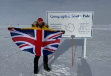 British stroke survivor becomes the first disabled person to ski solo and unsupported to the South Pole