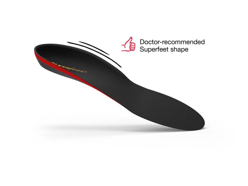 Comfortable orthopaedic insoles designed for winter footwear, recommended by doctors for superfeet support and foot health during cold weather.