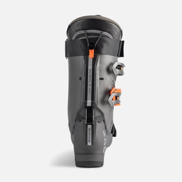 Lightweight ski boot with advanced support, waterproof shell, and adjustable buckles designed for optimal winter performance and comfort. Perfect for winter sports enthusiasts seeking premium ski equipment.