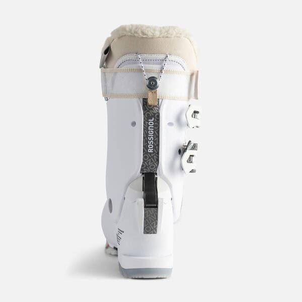 A high-quality ski boot designed for winter sports enthusiasts, featuring durable materials and adjustable fittings for optimal comfort and performance in cold, snowy conditions.