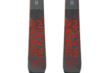 1. Modern Nordica skis with advanced bindings, perfect for all winter sports enthusiasts seeking high performance.