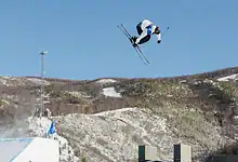 Training in Secret Garden (CHN) ahead of the first Freeski Big Air World Cup of the 2025/26 season. Photo: @fisparkandpipe