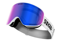 High-performance snow goggles designed for skiing and snowboarding, featuring UV protection and anti-fog lenses for clear vision on winter slopes.
